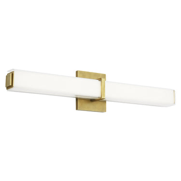 Brass finish Milan 24 inch ADA compliant LED bath bar, 90 CRI