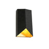 Milorgany Modern Black and Gold Wall Sconce HA05197
