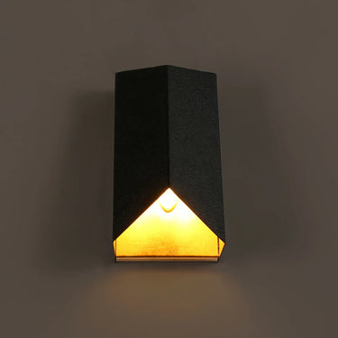 Black and Gold Wall Sconce for Living Room
