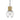 Visual Comfort Mina Pendant with Warm-to-Extra-Warm Color Dimming (3000K-2200K), Brass