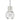 Mina LED Pendant Hanging Above a Kitchen Island - Gray Cord with Satin Nickel Finish