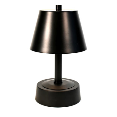 Portable Mini Metal Outdoor Cordless Table Lamp Black by Modern Lantern