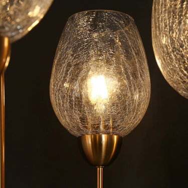 Modern Brass Sputnik Chandelier Above Dining Table - Lighting Inspiration
