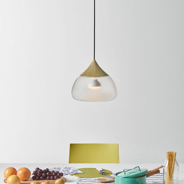 Seed Design Mist Pendant Large Brass