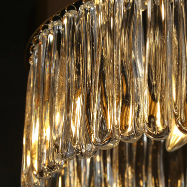 Miswinamp Brass Chandelier for Dining Room (22.5", 6-Light, Glam) 