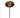 Dome Mocca Ground Steel High Fireplace by LE FEU