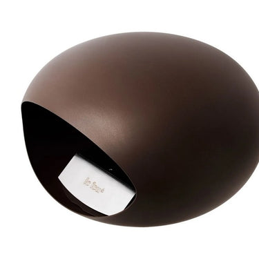 Dome Mocca Ground Wood Low Fireplace by LE FEU