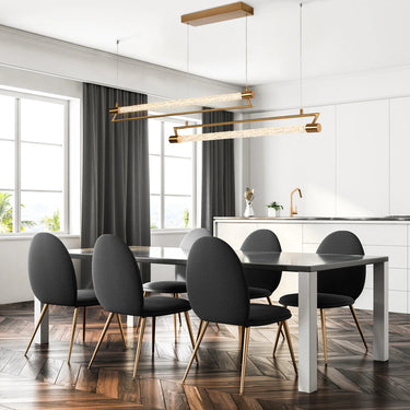 Dimmable LED Chandelier with Adjustable Height - HA05039