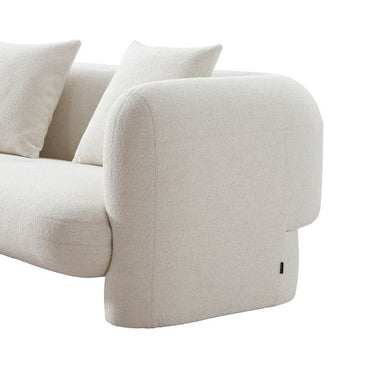 Large curved Marin sofa with pocket spring support and deep seating comfort