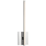 Kenway 17 inch linear LED wall sconce, chrome finish, modern bathroom lighting