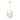 Modern 17.7 inch pendant with hand-blown opal glass and warm brass finish