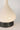 Modern Lantern Rechargeable Table Lamp in Ivory Crackle Ceramic Finish
