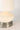 Ivory Ceramic Portable Table Lamp with Warm LED Lighting