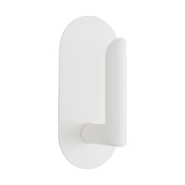 Contemporary soft white LED sconce, ADA compliant, 7.5-inch wall light for narrow spaces and modern interiors