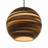 Natural Handmade Eco-Friendly Cardboard Hanging Lamp - Graypants Moon