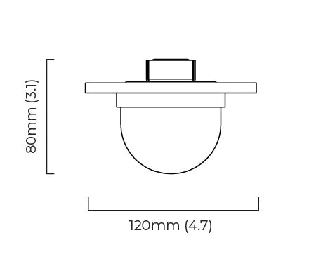 Modulo Single Wall Light by CTO Lighting