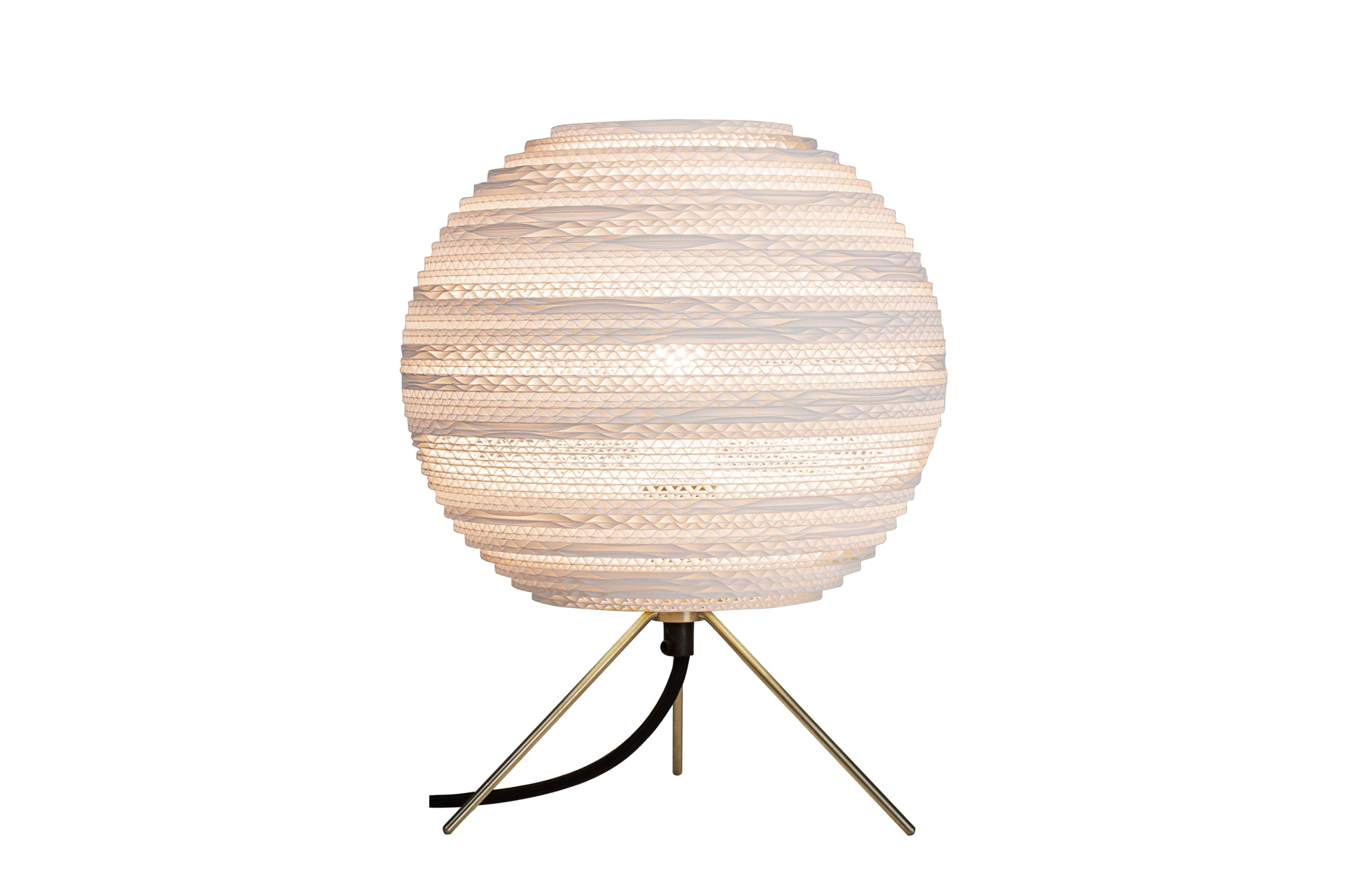 Sculptural Moon Table Lamp - Handcrafted by Graypants