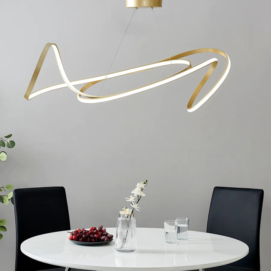 Moscow LED Chandelier Gold | Modern Lighting 4