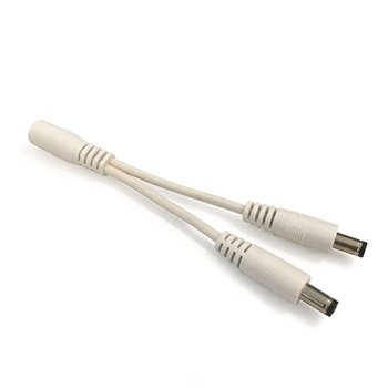 Nora 5" Power Line Splitter for LED Drivers, White detail photo
