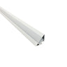Nora Lighting 4-Ft Corner Channel, White Plastic Diffuser And End Caps Included 