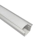 Nora Lighting 4' Deep Channel With Wings For Cob Tape Light, Aluminum Finish 