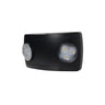 Nora Lighting Compact Dual Head LED Emergency Light, 120/277V, Black 