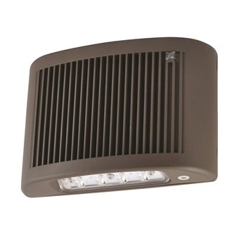 Nora Outdoor Slim Die-Cast LED Emergency Light with Photosensor, 18W/5W, 1600lm/600lm, 120/277V detail photo