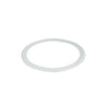 Nora Lighting 4" Oversize Ring For 4" Can-Less Downlights, Matte Powder White Finish 