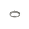 Nora Lighting 4" Decorative Metal Ring For Nelo-4Rtwmpw, Brushed Nickel Finish 