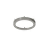 Nora Lighting 6" Decorative Metal Ring For Nelo-6Rtwmpw, Brushed Nickel Finish 