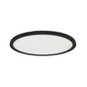 Nora Lighting 16" Elo Surface Mounted Led, 2200Lm / 20W, 3000K, 90 & Cri, 120V Triac/Elv Or 277V Non-Dimming, Black 
