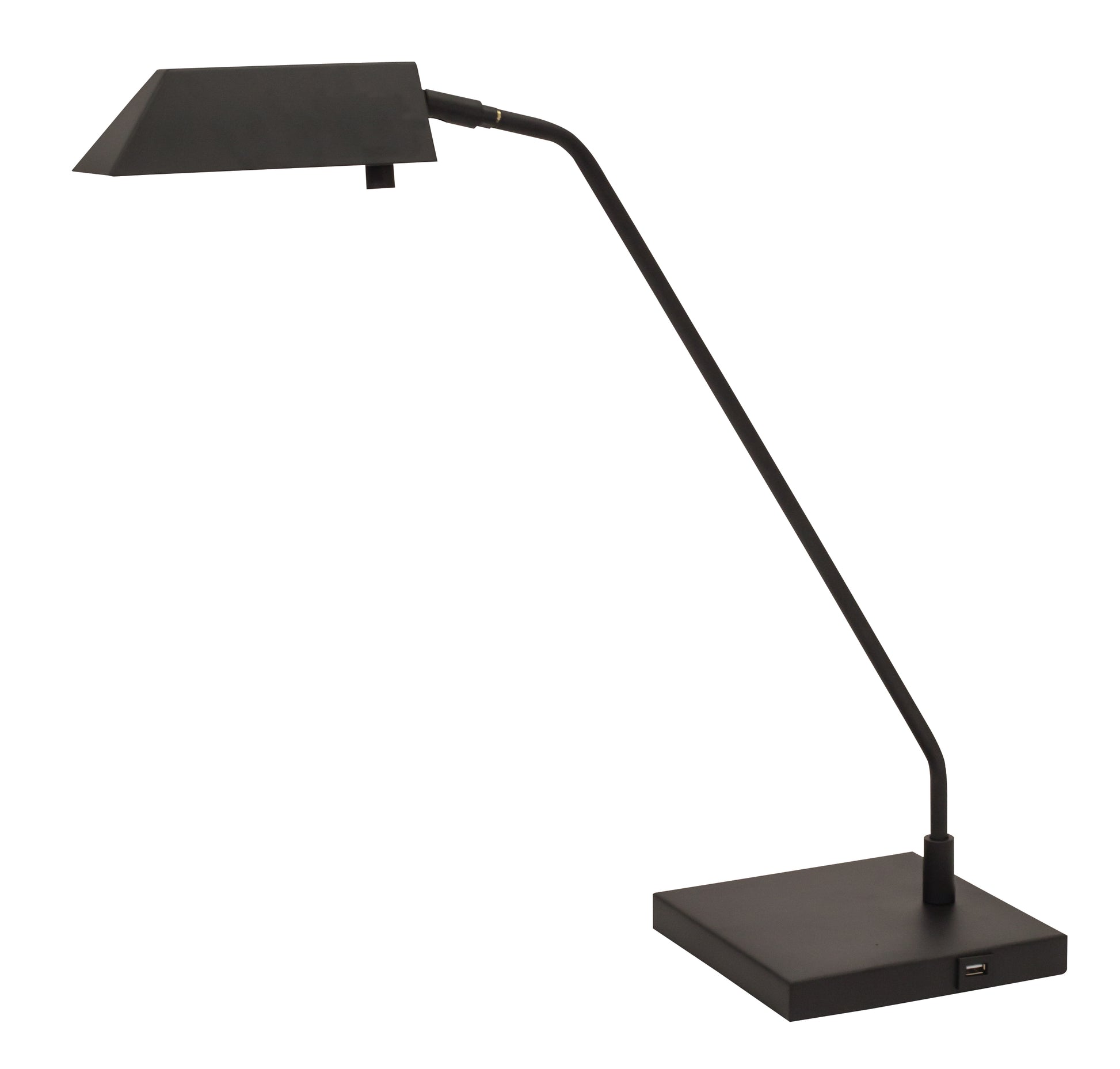 House of Troy Newbury Table Lamp in Black with USB Port NEW250-BLK