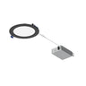 Nora Lighting 6" Flat Non-Metallic Can-Less LED Downlight, Selectable Cct, 1050Lm / 13.5W, Black Finish 