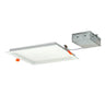 Nora Lighting 8" Flin Square Recessed Led, 1400Lm, 4000K, 20W, 120V Triac/Elv Dimming, White 