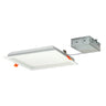 Nora Lighting 8" Flin Square Recessed Led, 2350Lm, 3500K, 33W, 120/277V Triac/Elv Dimming, White 