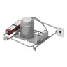 Nora Lighting 5" Ic, At LED Dedicated New Construction Housing, 120V, Triac/Elv Dimming, W/ Emergency Battery And Remote Test Switch 