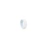 Nora Lighting 5/8" Matte Powder White Opaque Snoot For 1" Iolite Trims 