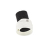Nora Lighting 2" Iolite LED Round Trimless Adjustable, 800Lm / 14W, Comfort Dim, Black Adjustable / White Reflector 