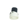 Nora Lighting 2" Iolite LED Round Trimless Adjustable, 10-Degree Optic, 800Lm / 12W, 3000K, White Adjustable / White Reflector 