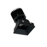Nora Lighting 4" Iolite Plus Square Trimless Adjustable, 1500Lm/2000Lm Varies By Housing, Comfort Dim, Black Finish 
