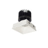 Nora Lighting 4" Iolite Plus Square Trimless Downlight, 1500Lm/2000Lm/2500Lm Varies By Housing, Comfort Dim, Matte Powder White Finish 