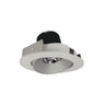 Nora Lighting 4" Iolite LED Round Adjustable Cone Reflector, 10-Degree Optic, 900Lm / 12W, 2700K, Haze Reflector / Matte Powder White Flange 