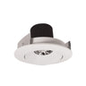 Nora Lighting 4" Iolite LED Round Adjustable Cone Reflector, 10-Degree Optic, 900Lm / 12W, 3000K, White Reflector / White Flange 