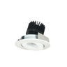 Nora Lighting 4" Iolite LED Round Adjustable Gimbal, 1500Lm/2000Lm/2500Lm Varies By Housing, 5000K, Matte Powder White Finish 
