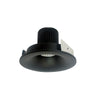 Nora Lighting 4" Iolite LED Round Bullnose, 1000Lm / 14W, 2700K, Black Finish 