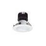 Nora Lighting 4" Iolite LED Round Reflector, 1500Lm/2000Lm/2500Lm Varies By Housing, 3000K, Matte Powder White Reflector / Matte Powder White Flange 