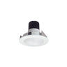 Nora Lighting 4" Iolite LED Round Reflector, 1000Lm / 14W, 3500K, Matte Powder White Reflector / Matte Powder White Flange 