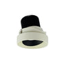 Nora Lighting 4" Iolite LED Round Trimless Adjustable, 1000Lm / 14W, 3000K, Black Adjustable / White Reflector 