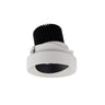 Nora Lighting 4" Iolite LED Round Trimless Adjustable, 10-Degree Optic, 850Lm / 12W, 3500K, Black Adjustable / White Reflector 