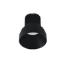 Nora Lighting 4" Iolite LED Round Trimless Downlight, 800Lm / 14W, Comfort Dim, Black Finish 